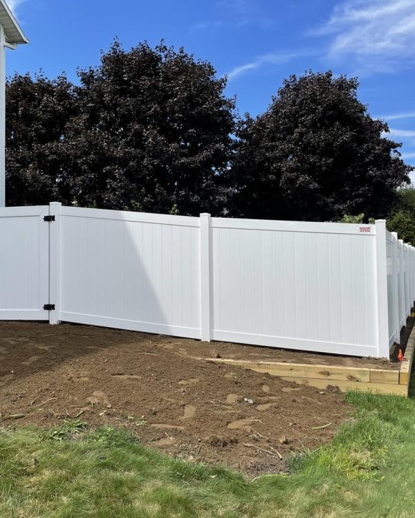 6′ PVC Privacy Fence - Backyard Fence